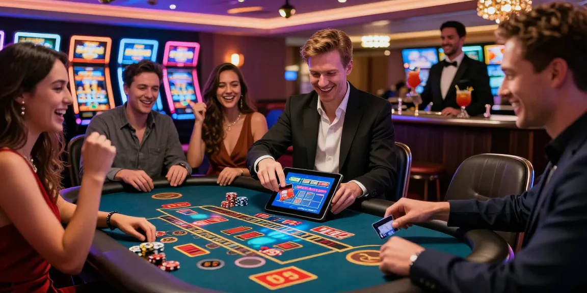 Experience the excitement of credit card casinos at https://troyuk.co.uk with vibrant players engaging in games and deposits.