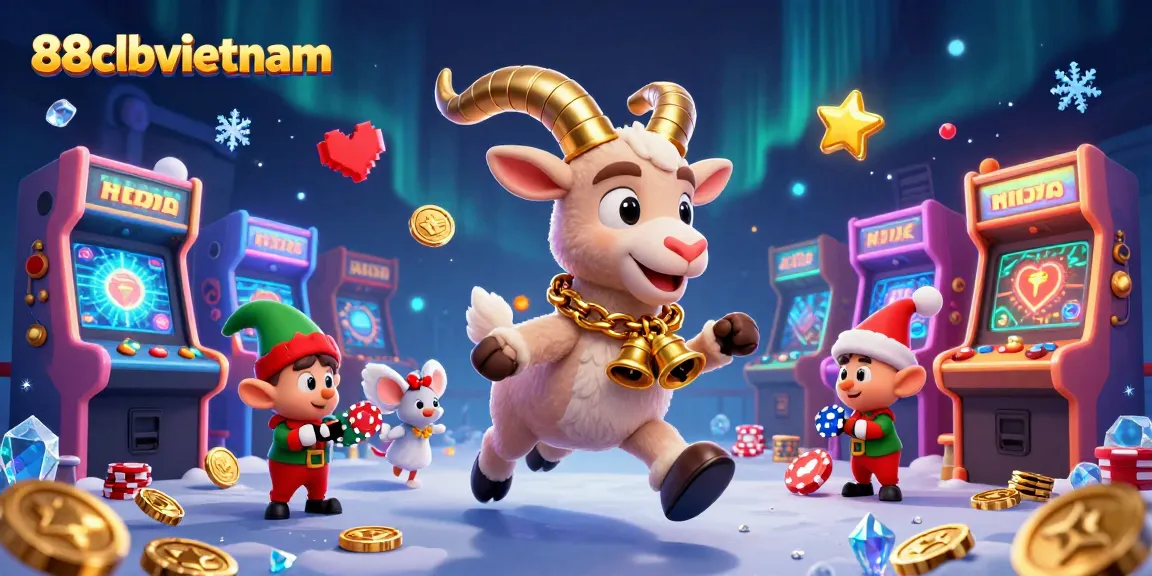 Engage with 88clbvietnam's vibrant holiday-horror casino featuring Krampus and festive characters.