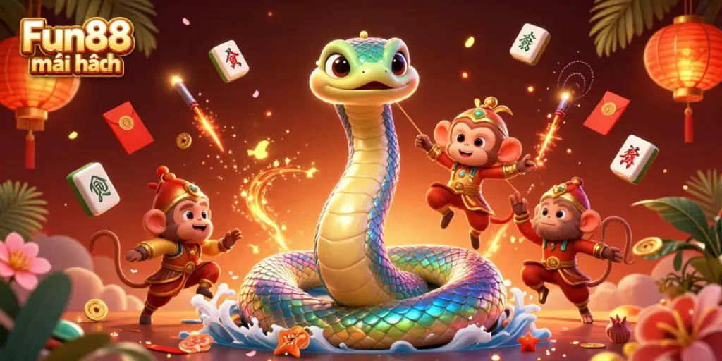 Experience Fun88 mới nhất with a vibrant casino scene featuring magical characters and rich game elements.