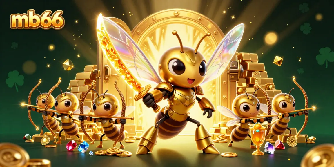 Experience the thrilling action at mb66 casino with sweeping golden treasures and vibrant characters.