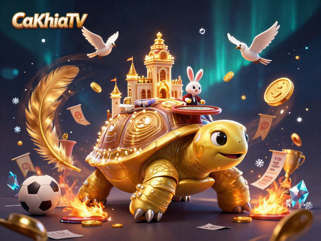 CaKhiaTV showcases sports-themed gambling action with a rich casino atmosphere and vibrant characters.