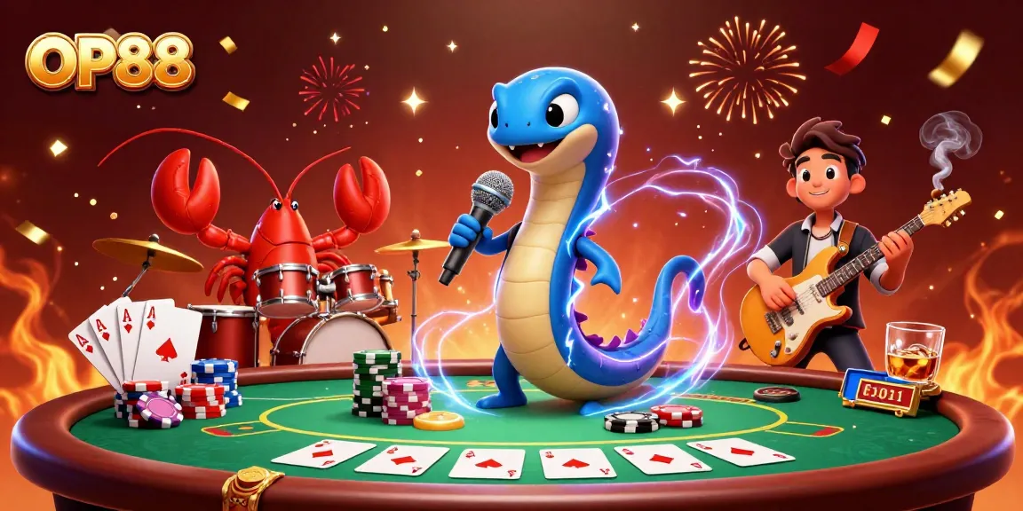 Experience stunning gameplay at OP88 with unique characters in a vibrant underwater casino!