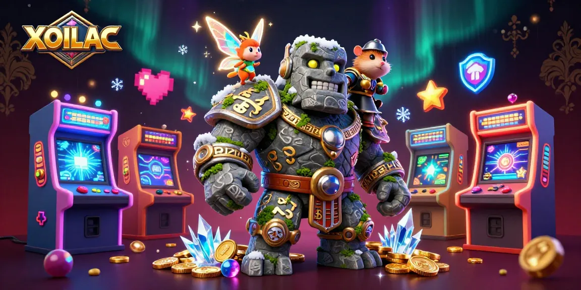Engage with XOILAC's immersive gaming world full of magical characters and vibrant casino elements.