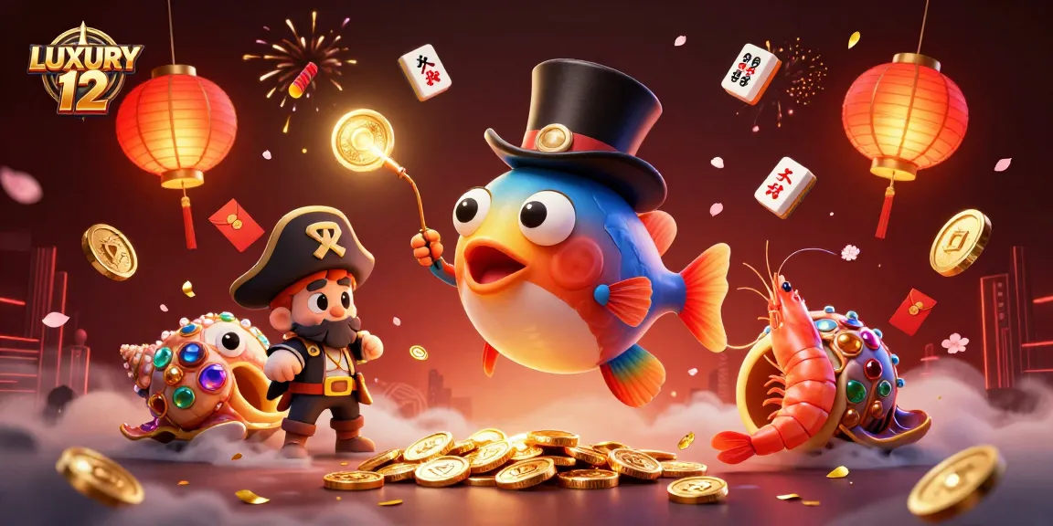 LUXURY 12 menawarkan sensasi permainan slot yang menakjubkan dengan berbagai karakter laut dan efek berkilau.