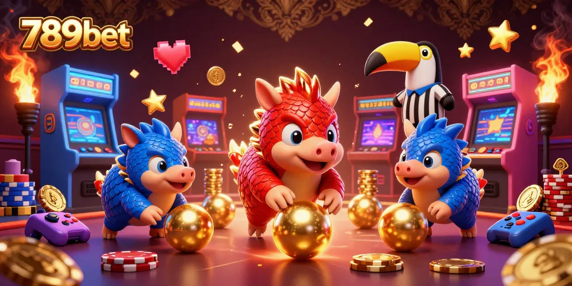 Engage with 789bet as rival pangolins vie in a vibrant casino scene filled with colorful gaming elements.
