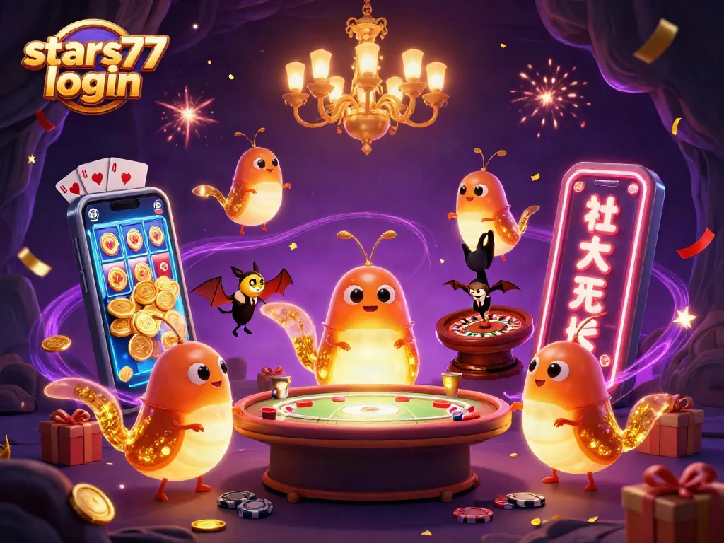 Login stars77 sambil menikmati permainan kasino dalam visual yang memukau.