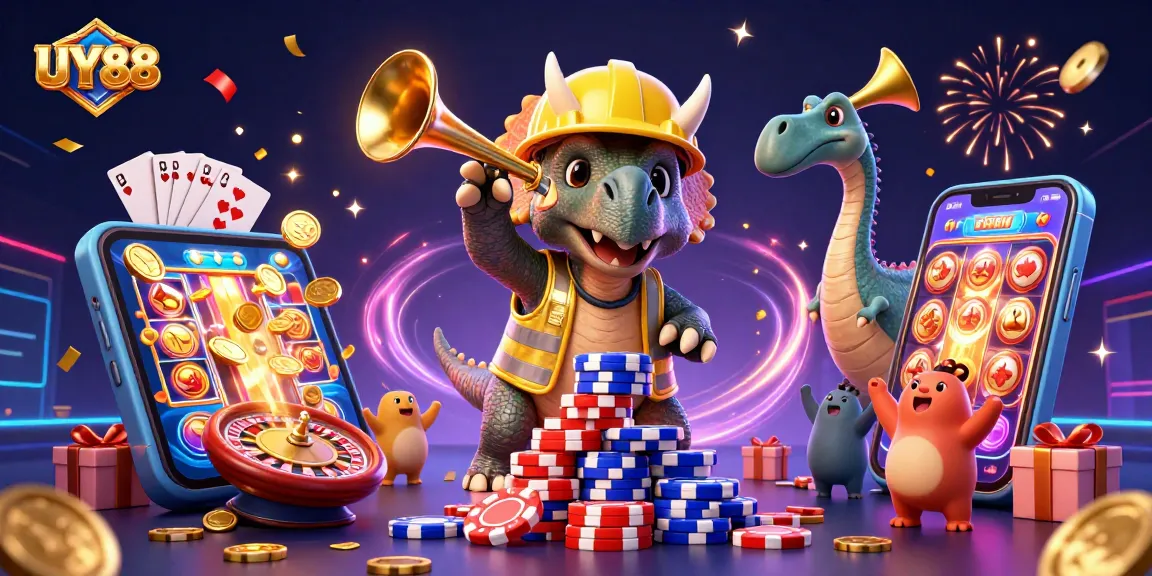 Experience the excitement of UY88 with colorful slot games and thrilling casino celebrations!