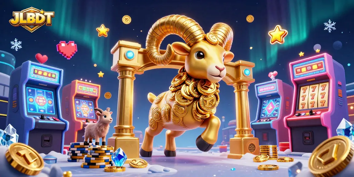 Experience the excitement of JLBDT with a vibrant 3D casino illustration featuring dynamic game elements.